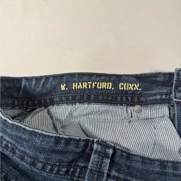 TK Axel Slim Boot Jeans 34x32 Medium Dark Wash Bootcut Denim Mens - Picture 12 of 16